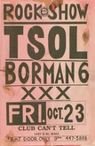 T.S.O.L. / The Borman Six / XXX on Oct 23, 1987 [452-small]