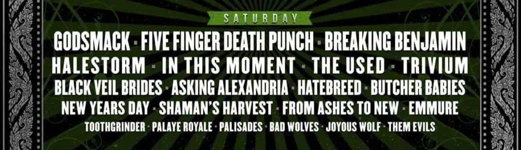 Five Finger Death Punch Concert & Tour History (Updated for 2026