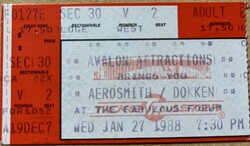 Dokken / Aerosmith on Jan 27, 1988 [461-small]