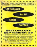 Sampo / Off the Record / Pax 217 / East/ West on Sep 26, 1998 [698-small]