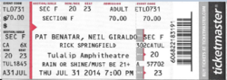 Pat Benatar / Rick Springfield / Pat Benatar & Neil Giraldo on Jul 31, 2014 [723-small]