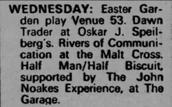 Pic taken from The Half Man Half Biscuit Lyric Project website, Half Man Half Biscuit / The John Noakes Experience on Feb 26, 1986 [567-small]