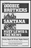The Doobie Brothers / Santana / Rick Springfield / Gamma / Ranger on Aug 16, 1981 [351-small]