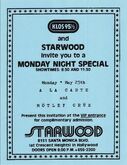 A La Carte / Mötley Crüe on May 25, 1981 [389-small]