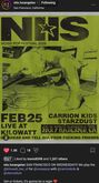Niis / Carrion Kids / Starzdust on Feb 25, 2026 [362-small]