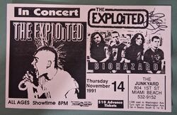 The Exploited / Biohazard / Type O Negative on Nov 14, 1991 [020-small]