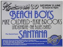 The Beach Boys / Santana / Mike Oldfield / The Blues Band / Elkie Brooks / Ray Jackson's Lindisfarne on Jun 21, 1980 [791-small]