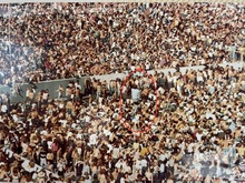 Notice the guy climbing up the wire (circled) in the middle of the picture. , The Rolling Stones / Bobby Womack / Outlaws on Aug 8, 1975 [137-small]