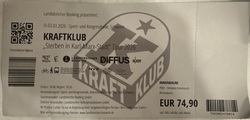 tags: Ticket - Kraftklub / Shelter Boy on Mar 3, 2026 [389-small]