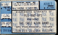 The Greg Kihn Band / Annie Rose and the Thrillers on Feb 19, 1984 [401-small]