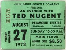 Ted Nugent / Mahogany Rush on Aug 27, 1978 [612-small]