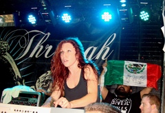 Bleeding Through ~ Marta Peterson, tags: Bleeding Through, Anaheim, California, United States, Chain Reaction - Bleeding Through / Lionheart / Scars of Tomorrow / Winds of Plague on Aug 3, 2014 [107-small]