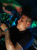Bleeding Through with devoted roadie❤️‍🔥, tags: Bleeding Through, Anaheim, California, United States, Chain Reaction - Bleeding Through / Lionheart / Scars of Tomorrow / Winds of Plague on Aug 3, 2014 [110-small]