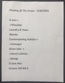 tags: Floating, Setlist - Floating / The Reality Check Experiment / Bears Have Hearts on Feb 28, 2026 [179-small]