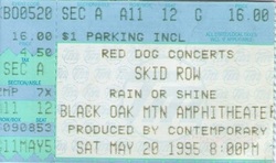 Skid Row on May 20, 1995 [749-small]