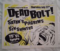 Deadbolt / Satan’s Pilgrims / The sin shakers on Jul 22, 1999 [100-small]