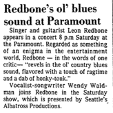 Leon Redbone / Wendy Waldman on Mar 5, 1977 [995-small]