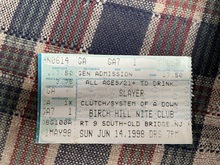 Clutch / System of a Down / Slayer on Jun 14, 1998 [747-small]