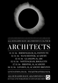 tags: Gig Poster - Architects / Bury Tomorrow / Stick To Your Guns on Nov 18, 2016 [577-small]