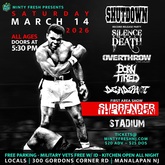 Shutdown / Silence Equals Death / Overthrow / Deadshot / Surrender The Weapon / Born tired / Stadium on Mar 14, 2026 [121-small]