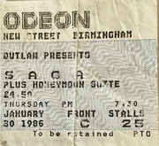 Saga / Honeymoon Suite on Jan 30, 1986 [143-small]
