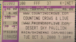 Counting Crows / Live / Negro Problem on Oct 3, 2000 [137-small]