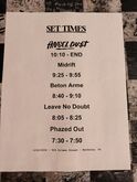 Angel Du$t / Midrift / Béton Armé / Leave No Doubt / Phazed Out on Mar 22, 2026 [421-small]