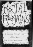 Mortal Remains / Senile Decay / Decontrol on Aug 21, 1991 [061-small]