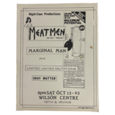 Marginal Man / The Meatmen / United Mutation / Gray Matter on Oct 13, 1984 [980-small]