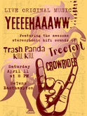 Trash Panda Kill Kill / Treefort / Crowrider on Apr 11, 2026 [550-small]