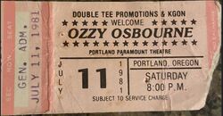 Ozzy Osbourne / Motörhead on Jul 11, 1981 [330-small]