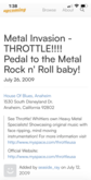 Metal Invasion - Throttle! / Severed / Descent on Jul 26, 2009 [117-small]