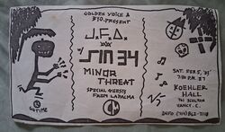 J.F.A. / Sin 34 / Minor Threat on Feb 5, 1983 [791-small]