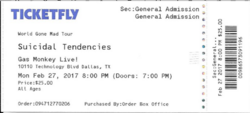 Suicidal Tendencies / Crowbar / Havok on Feb 27, 2017 [979-small]