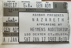 Nazareth / Tommi Gunn on Jan 17, 1987 [070-small]
