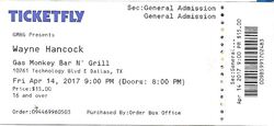 Wayne Hancock / Two Tons of Steel / Jason James on Apr 14, 2017 [064-small]