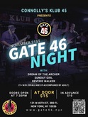 tags: Gate 46, Dream of the Archer, Sundaygirl, Reverie Walker, Gig Poster - Gate 46 / Dream of the Archer / Sundaygirl / Reverie Walker on Nov 21, 2025 [988-small]
