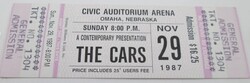 The Cars on Nov 29, 1987 [187-small]