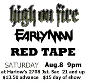 High On Fire / Early Man / Red Tape on Aug 8, 2009 [761-small]