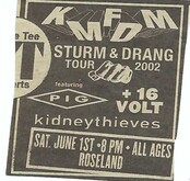 KMFDM / Kidneythieves / 16 Volts on Jun 1, 2002 [643-small]