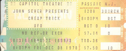 Cheap Trick / UFO on Dec 8, 1978 [658-small]