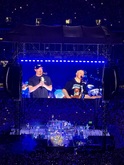 Comedian, Zane Gillis, and Zach Bryan onstage together., Zach Bryan / CAAMP / J.R. Carroll / Shane Gillis on Apr 18, 2026 [495-small]