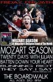 Mozart Season / One Dying Secret / Hello Sailor / Running Riot / Batten Down Your Heart on Feb 26, 2010 [190-small]