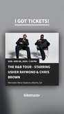 THE R&B TOUR, tags: Usher, Chris Brown, Atlanta, Georgia, United States, Gig Poster, Mercedes-Benz Stadium - Usher / Chris Brown on Nov 8, 2026 [012-small]