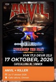 Anvil / Killer on Oct 17, 2026 [425-small]