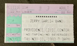 Jerry Garcia Band on Nov 11, 1993 [529-small]