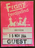 Franz Ferdinand / The Kills / Sons and Daughters on Nov 15, 2004 [065-small]