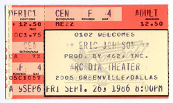 Eric Johnson on Sep 26, 1986 [316-small]