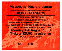10,000 Maniacs on Aug 1, 1988 [332-small]