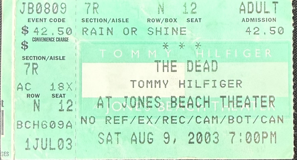 The Dead's 2003 Concert & Tour History | Concert Archives